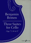 Three Suites For Cello Op 72 80 87