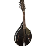 RMAE40SBK Ortega A-Style Mandolin, Spruce and Arched maple Body w/F-Holes, Built-In Passive Pickup w/Gig Bag