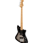 0147392391 Fender Player Plus Active Meteora Bass, Maple Fingerboard, Silverburst