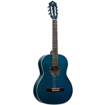 Ortega R121SNOC ORTEGA Family Series Classic Guitar 6 String - Ocean Blue Slim Neck w/Bag