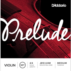 J81044 DAddario Prelude Violin Strings 4/4 Set