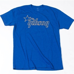 GA-STRMMD Gibson Star T-Shirt Blue - Med