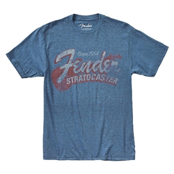 9101290587 Fender® Since 1954 Strat T-Shirt, Blue, L