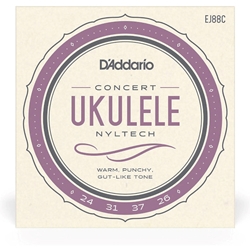 D'addario EJ88C Daddario Nyltech Concert Ukulele Strings