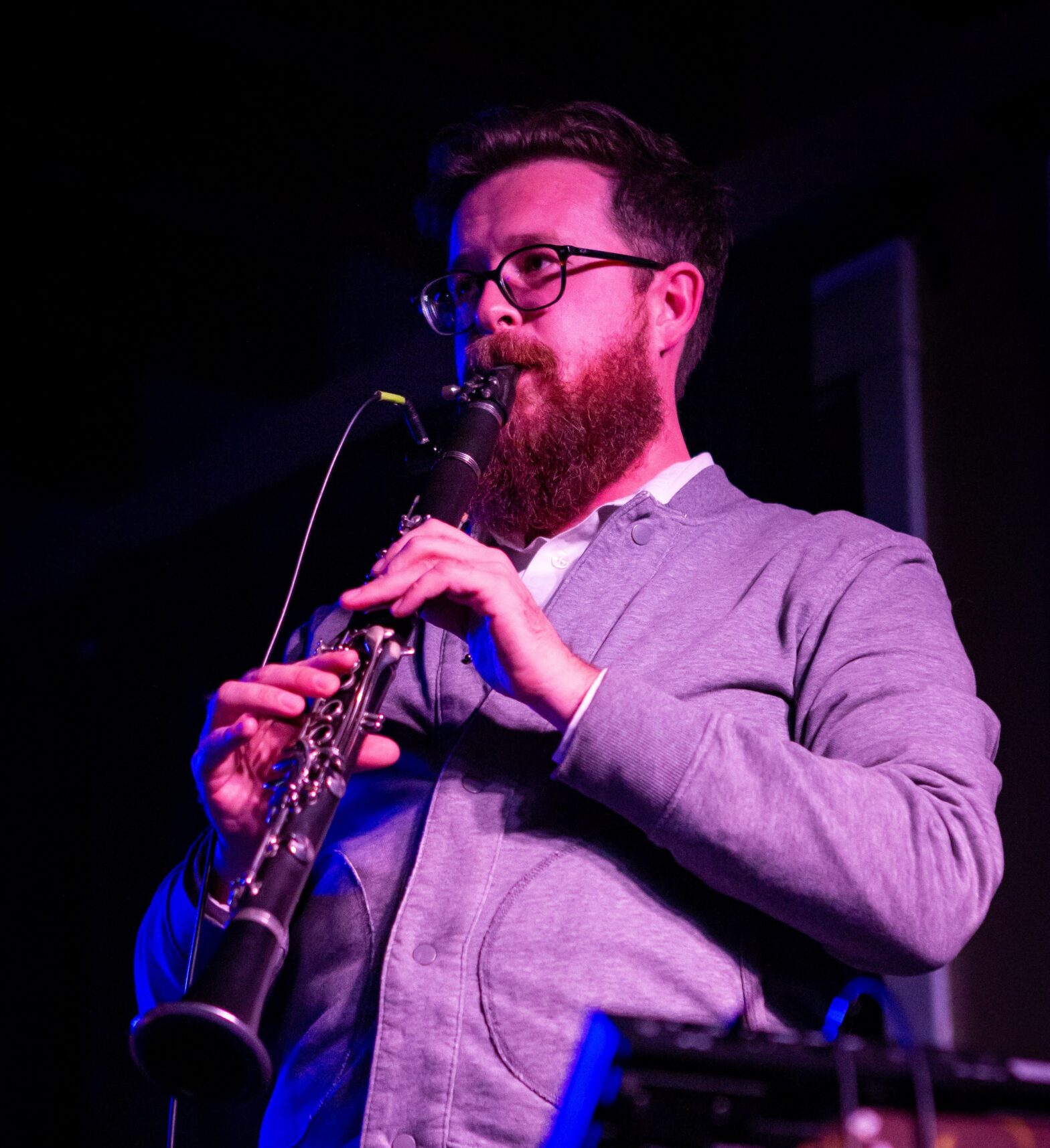 Mike Harris is an accomplished clarinet teacher at the Dunkley School of Music, where he passionately shares his expertise with students eager to learn.