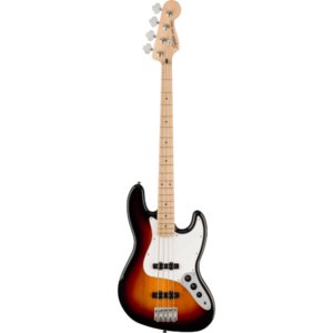 Fender Affinity Series Jazz Bass, Laurel Fingerboard, Black Pickguard, Charcoal Frost Metallic