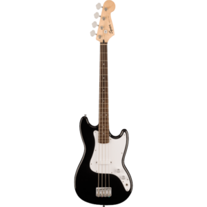 Fender Squier Sonic Bronco Bass, Laurel Fingerboard, White Pickguard, Black