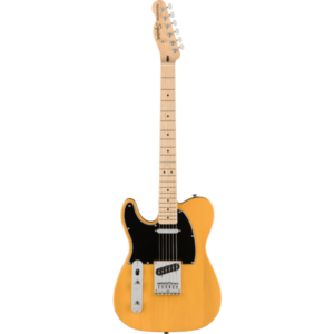 Fender Affinity Series Telecaster Left-Handed, Maple Fingerboard, Black Pickguard, Butterscotch Blonde
