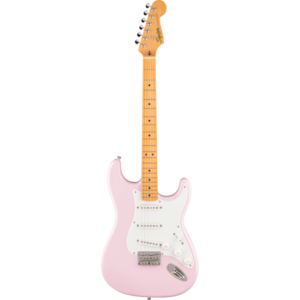 Fender Classic Vibe '50s Stratocaster HT, Maple Fingerboard, Parchment Pickguard, Shell Pink