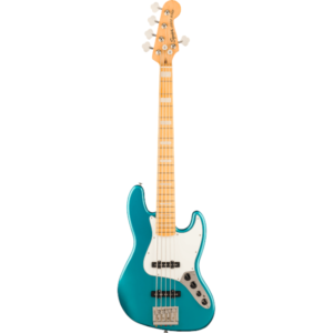 Fender Classic Vibe Active '70s Jazz Bass V, Maple Fingerboard, Parchment Pickguard, Ocean Turquoise