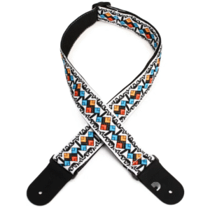 D'Addario Eco-Comfort Guitar Strap- White